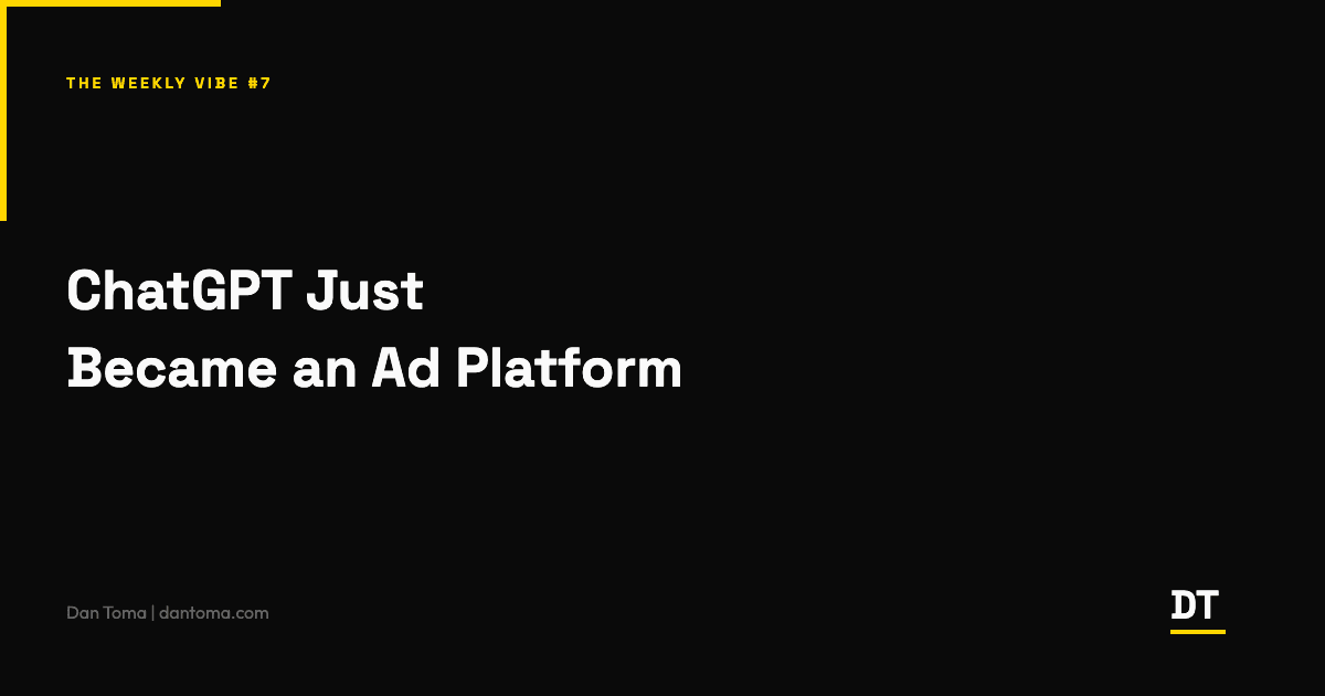 ChatGPT Just Became an Ad Platform