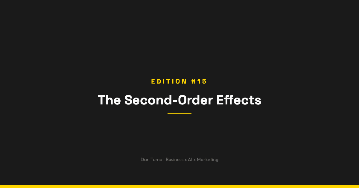 The Weekly Vibe #15: The Second-Order Effects