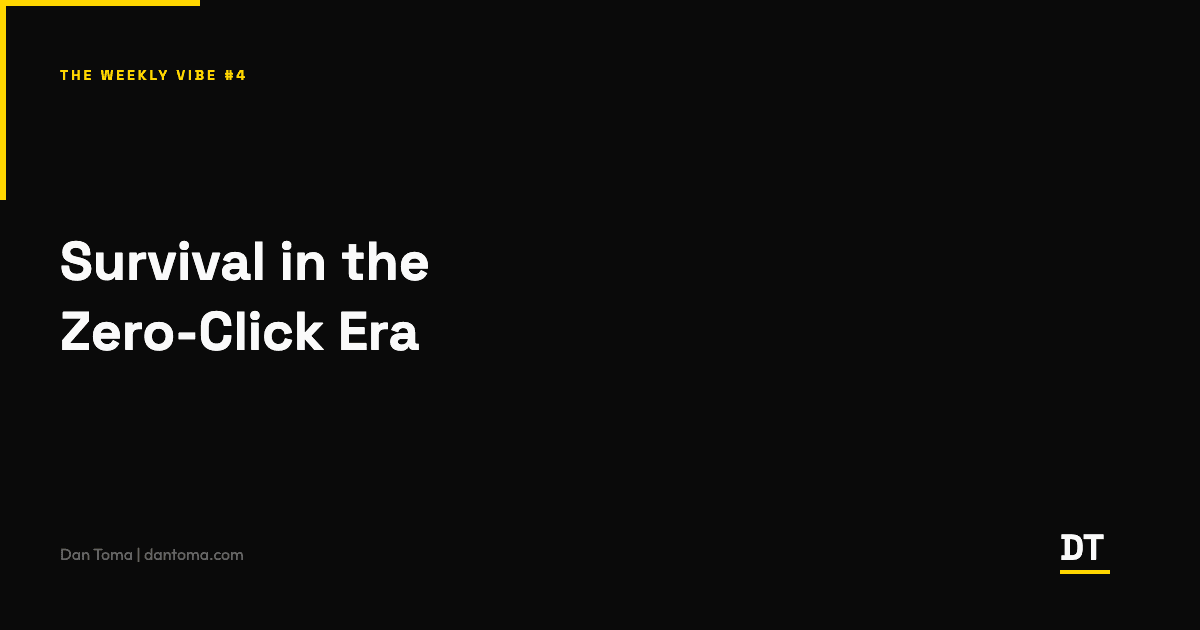 Survival in the Zero-Click Era Isn't About SEO
